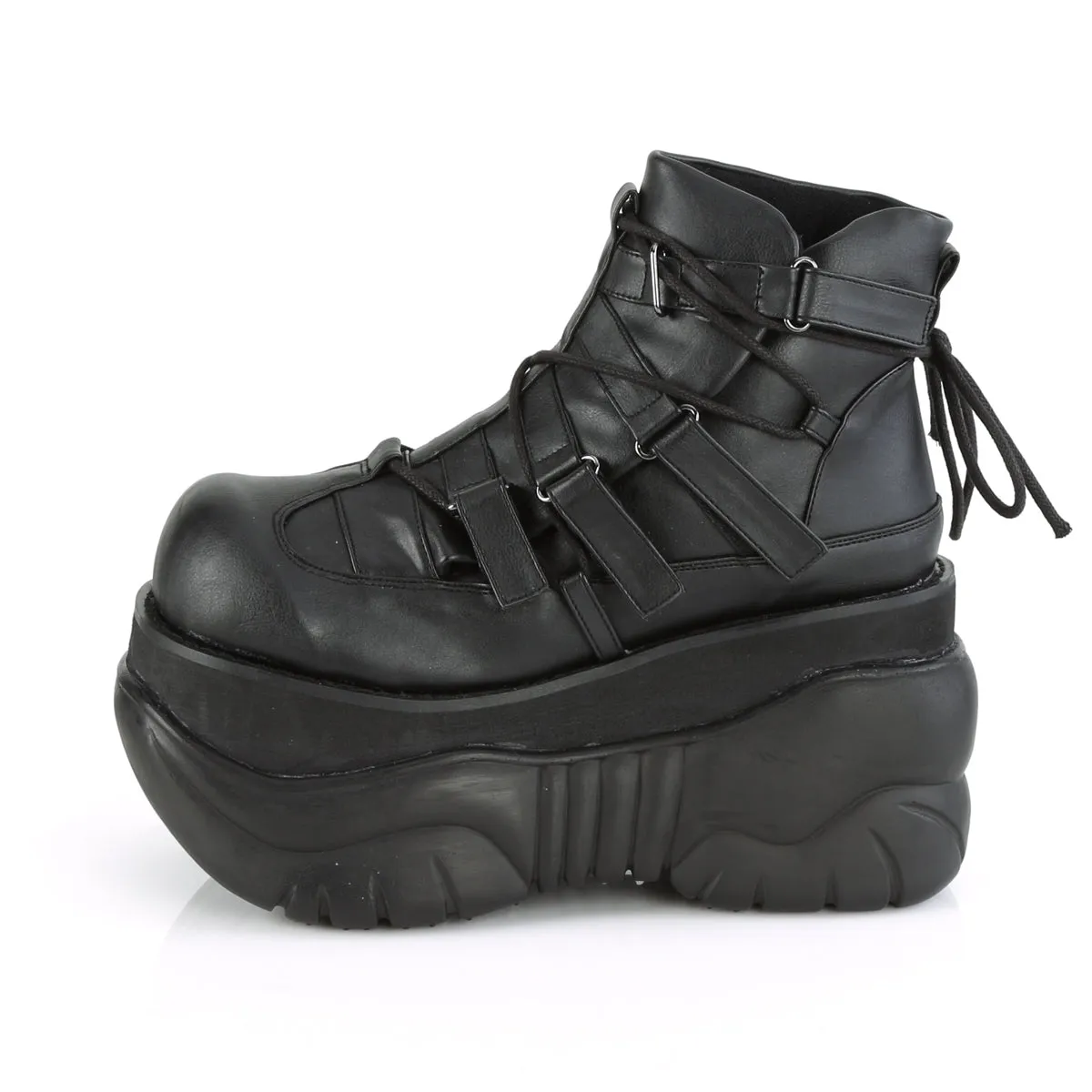 BOXER-13  Black Vegan Leather