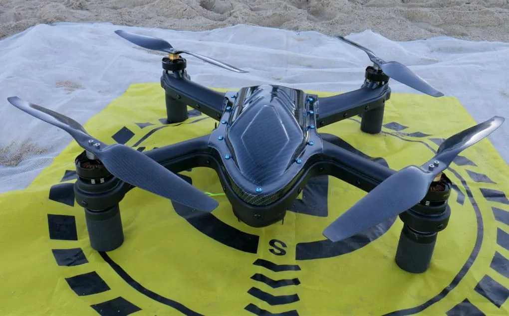 Cuta-Copter TRIDENT BOSS  H12 Embedded monitor Fishing Drone - LIKE NEW