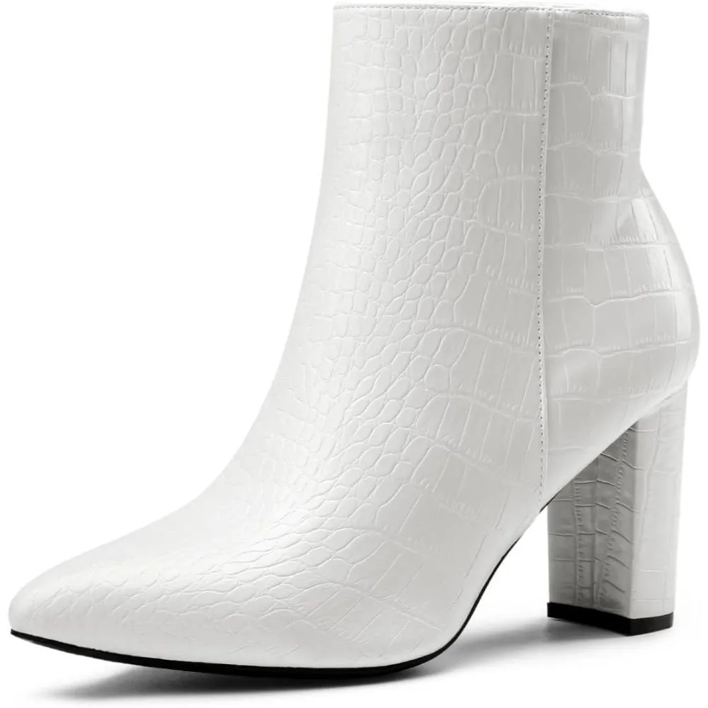 Embossed Design Boots