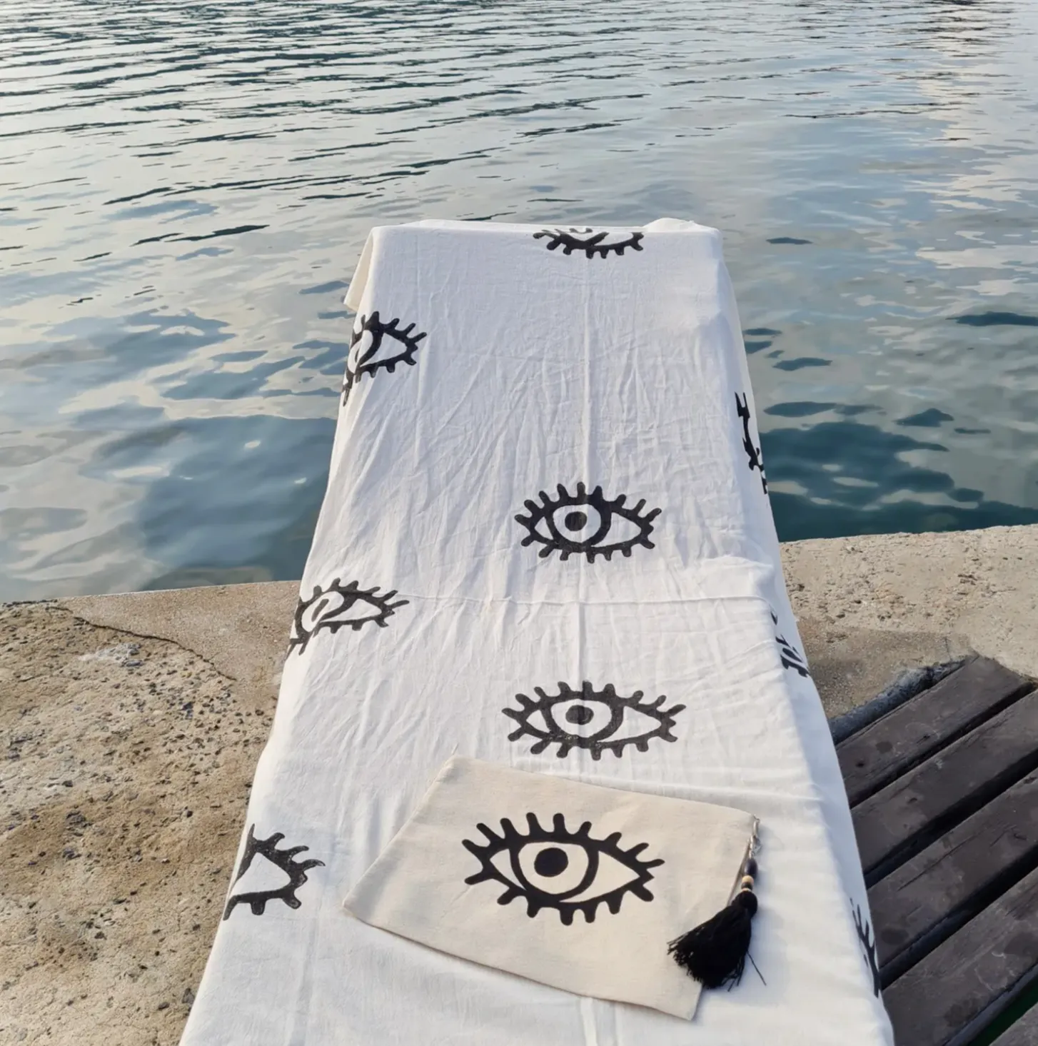 Evil Eye Beach Towel