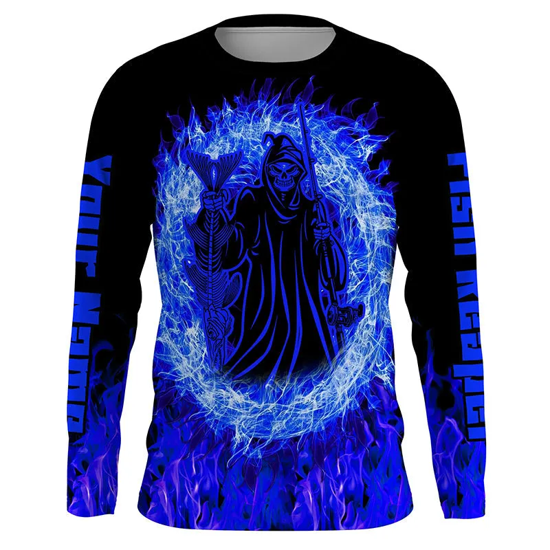 Fish reaper Custom Long Sleeve performance Fishing Shirts, Fishing jerseys TTS0691