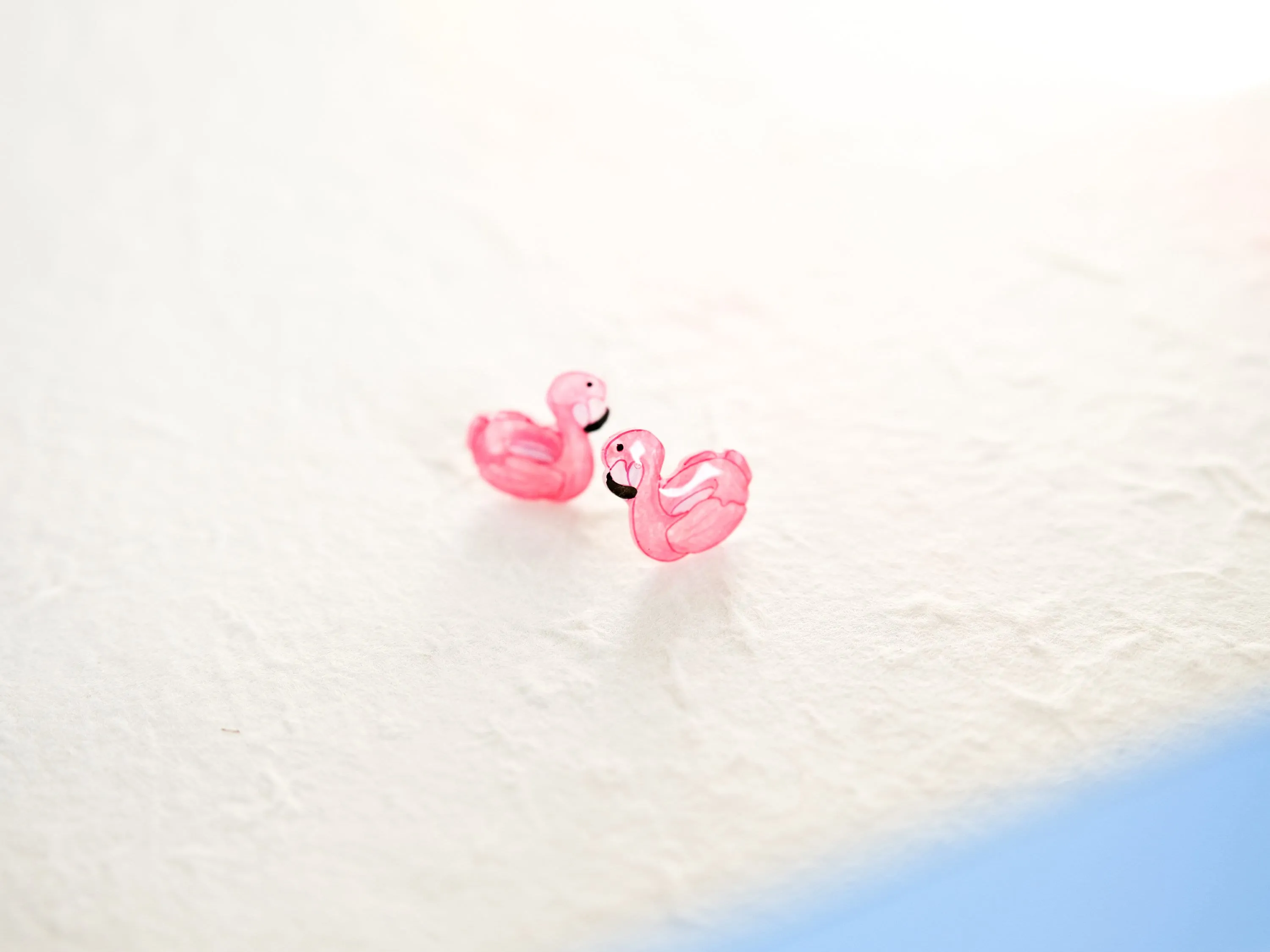 Flamingo Pool Floatie Earrings | cute pink summer flamingo