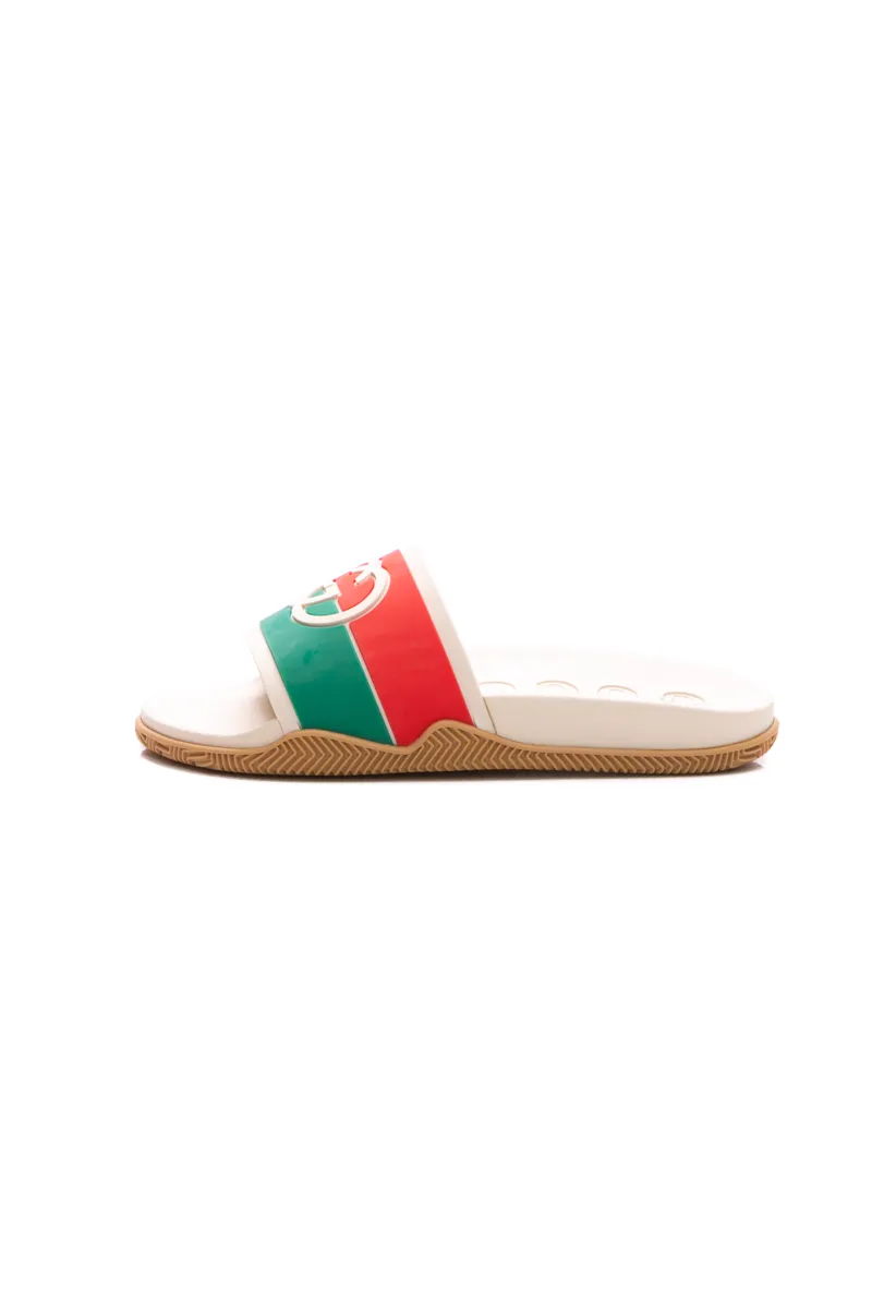 Interlocking G Agrado Slide Sandals - Size 37