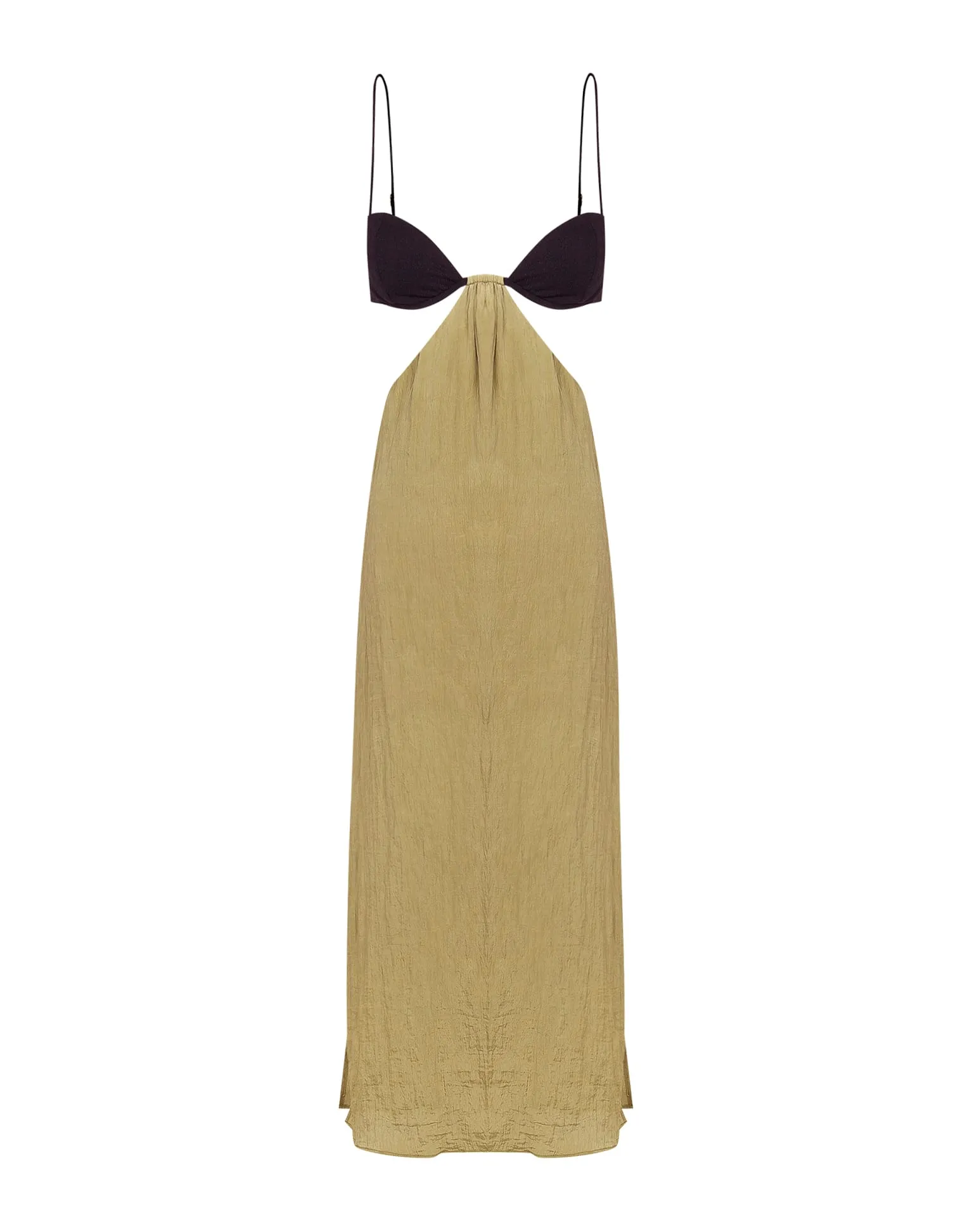 Iona Long Dress (exchange only) - Olivine