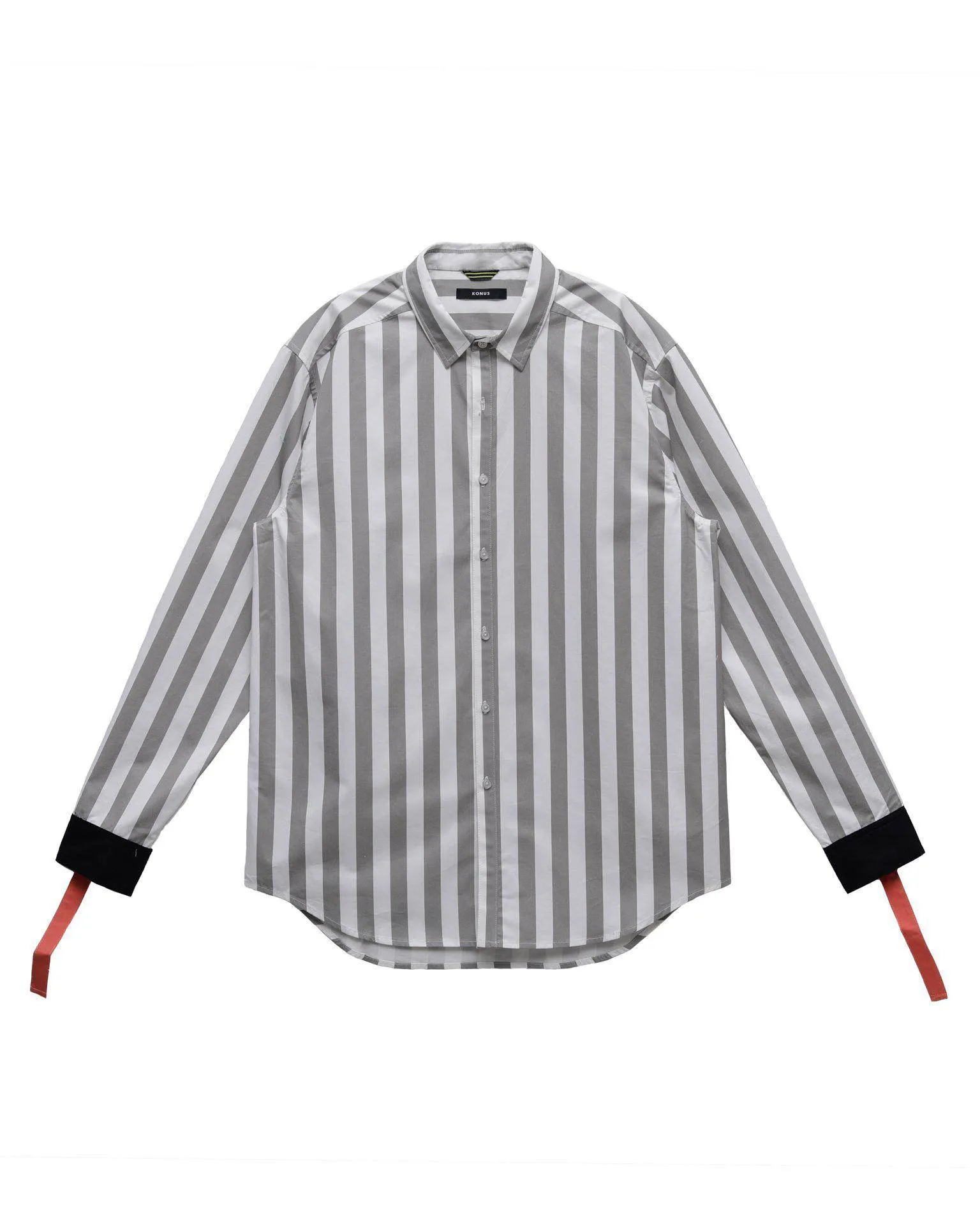 Konus Men's Striped Shirt w/ Pint Extended Placket