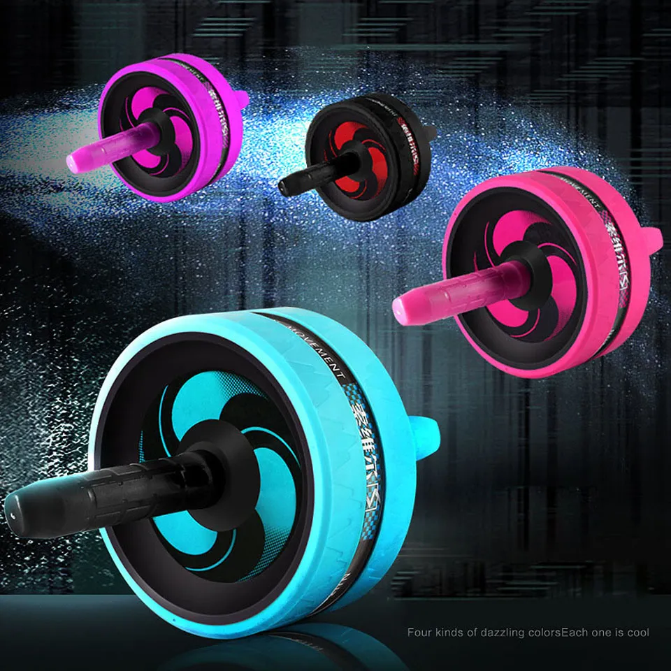 No Noise Abdominal Wheel Ab Roller and Jumping Rope