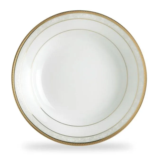 Noritake Hampshire Gold Rim Soup Plate 22.6cm HAMPG008