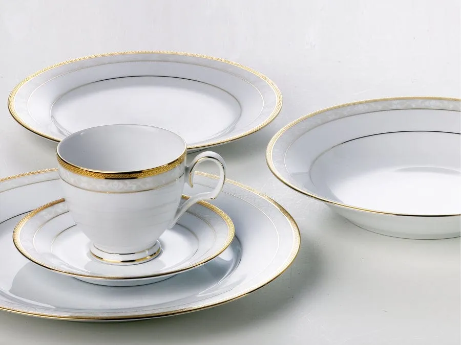 Noritake Hampshire Gold Tea Cup & Saucer 250ml HAMPG033