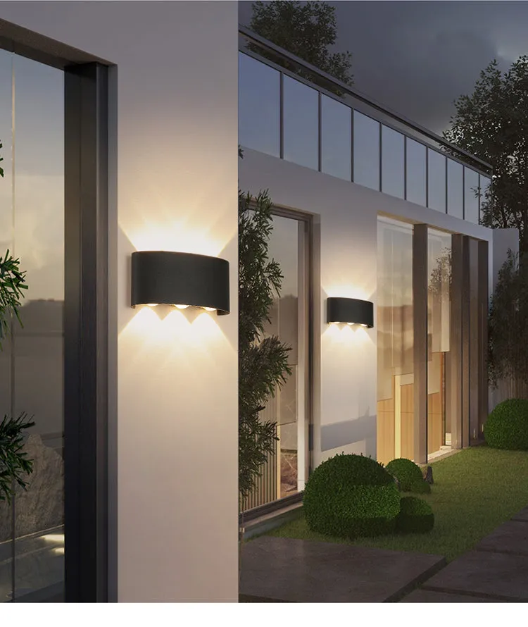 Outdoor LED Wall Light UP Down Directional Waterproof Wall Sconce