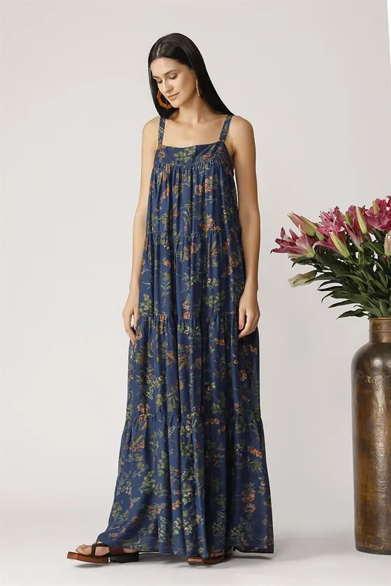 Payal Pratap   II   Morning Glory Hart Printed Maxi Dress