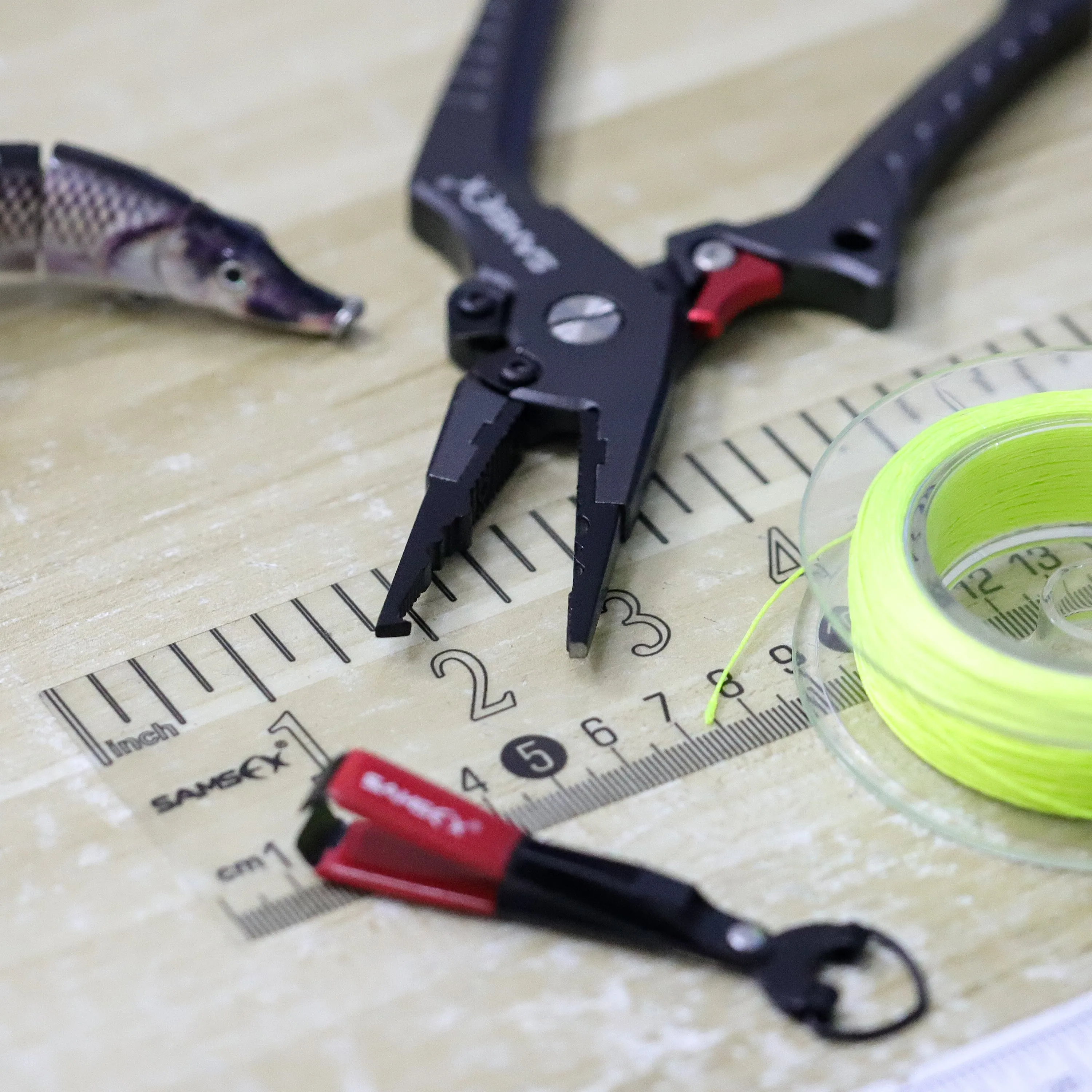 SAMSFX Fishing Self Adhesive Measuring Fish Ruler Tape Sticker Transparent