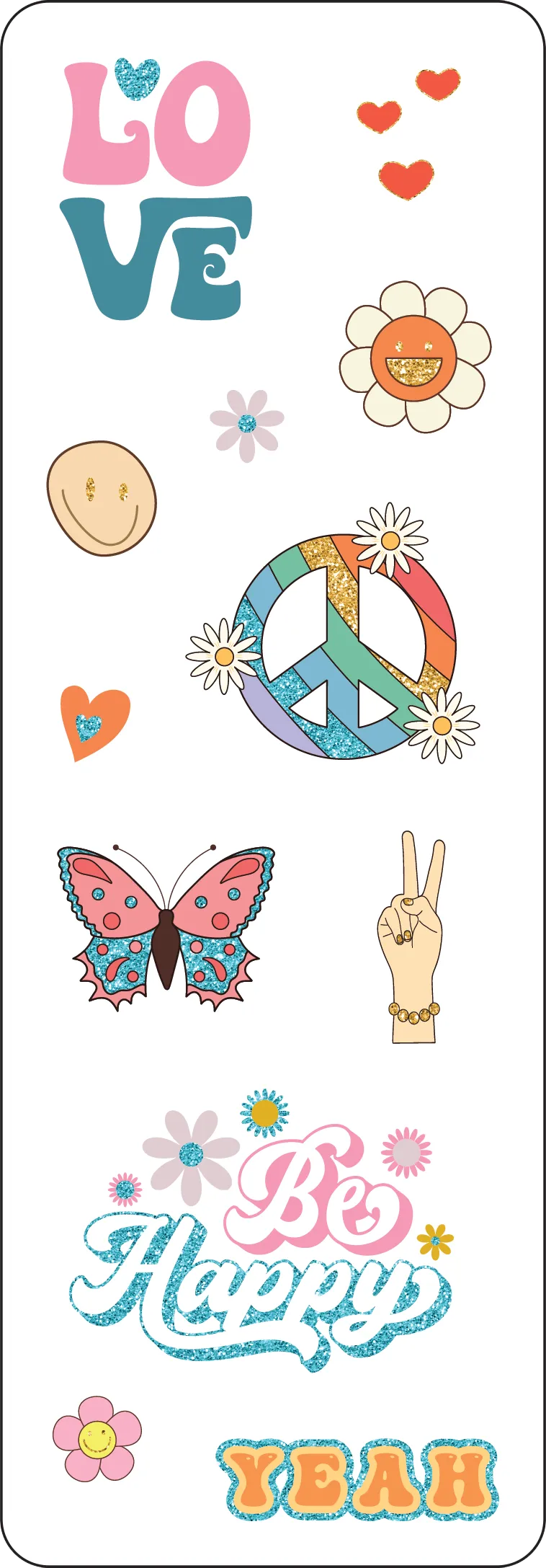 Sticker Set: Good Vibes (70  stickers)