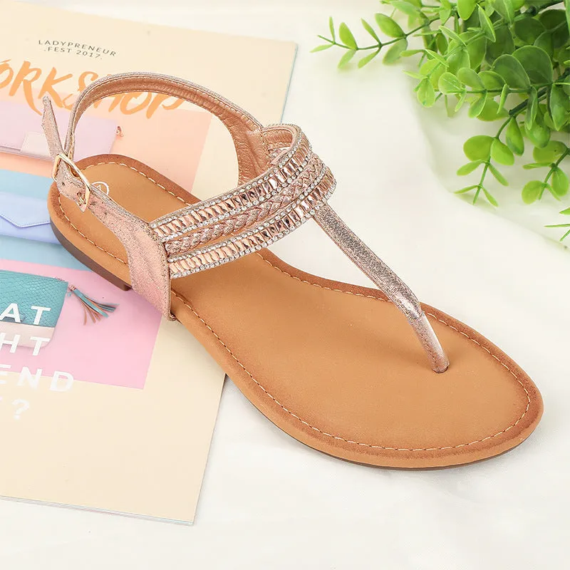 TPR Soft Bottom Sandals Women's Non-slip Shoes